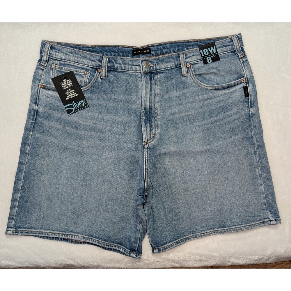 Silver Jeans Light Blue Denim Jean Shorts
